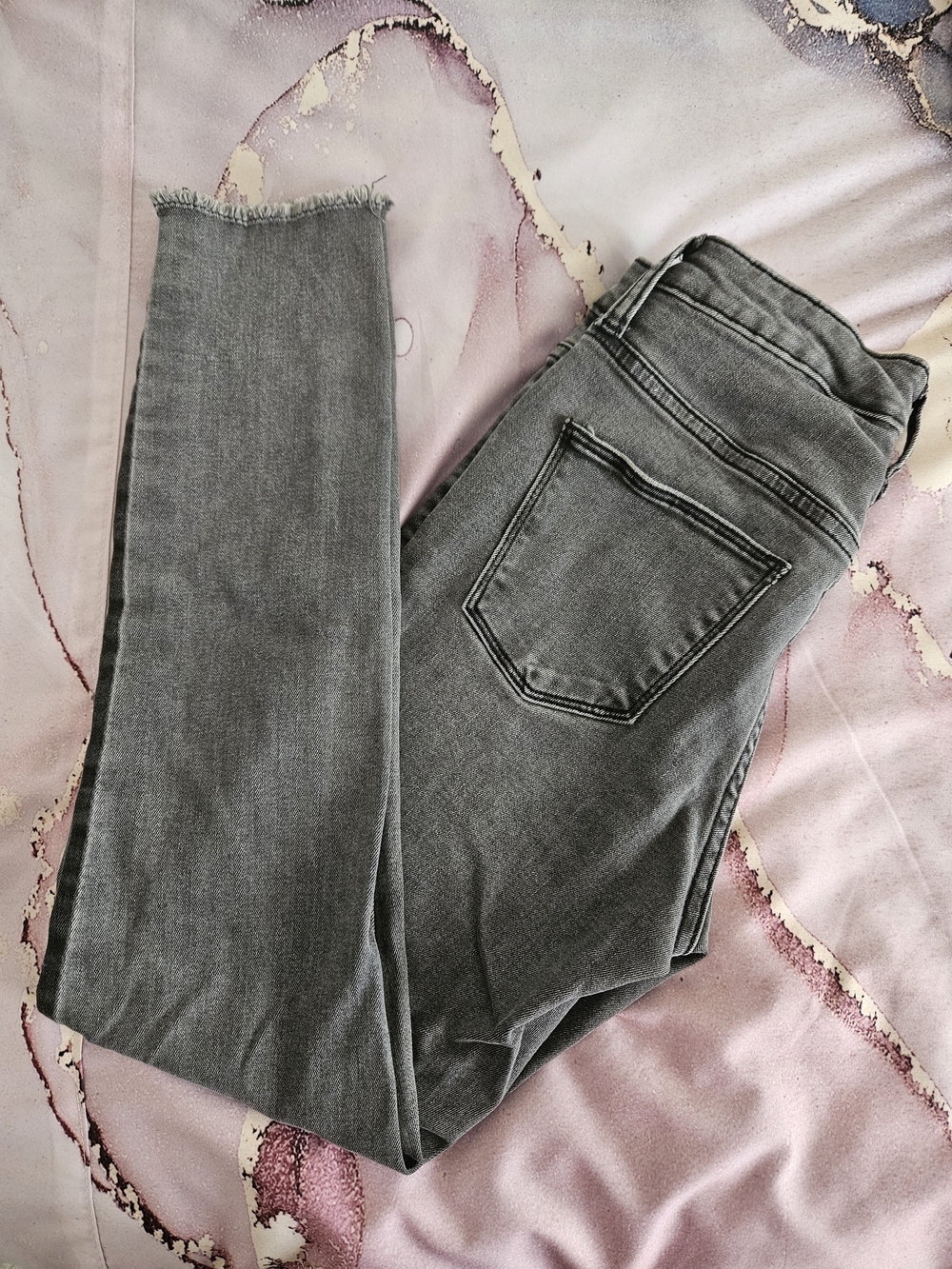 Gray Women’s Slim Fit Jeans - Stretch Denim